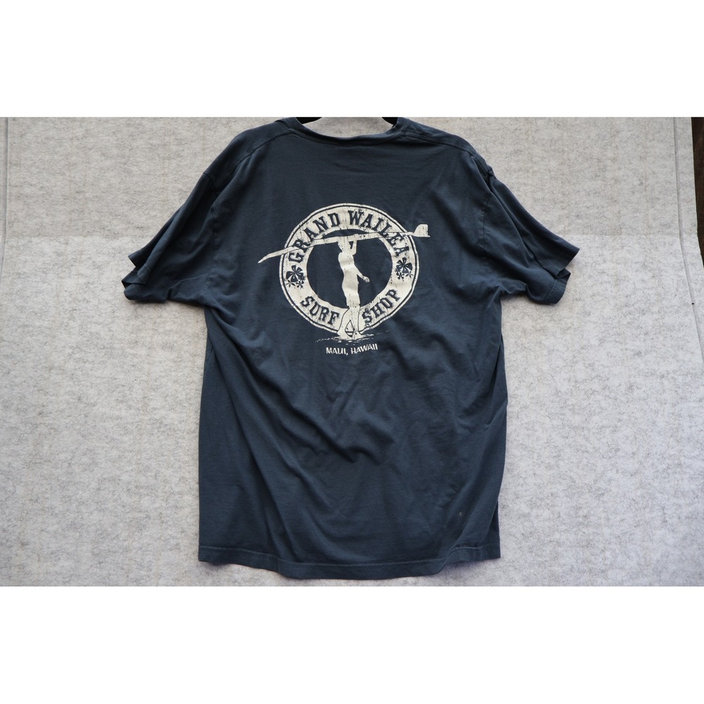 Coastal Classics Grand Wailea Surf Shop Maui Hawaii Graphic Tee Gray Mens XL